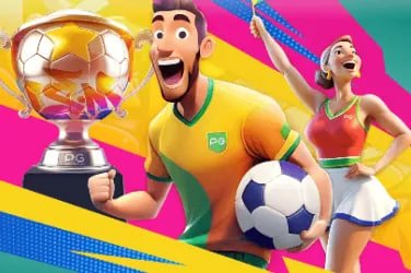 nuebe platform hero banner showing sports and casino entertainment